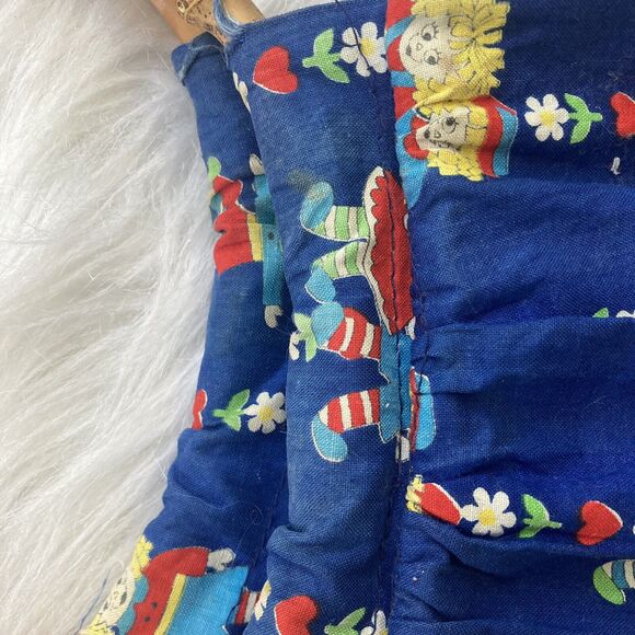 Handmade Purse Wooden Handles Raggedy Ann & Andy Handbag Vintage Casual Cute Fun - Picture 7 of 7